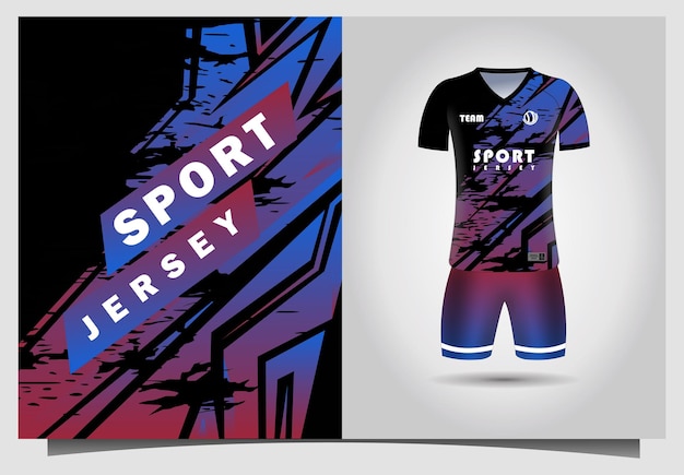 Shirt template, racing jersey design, soccer jersey