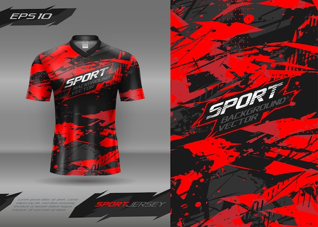 Vettore camicia vettoriale tessuto astratto sfondo jersey design per corse di calcio motocross gaming ciclismo