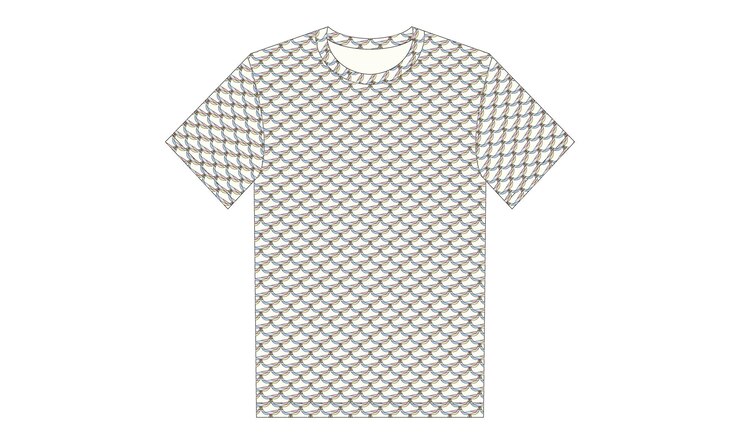 Vector a shirt with a pattern of dots and a checkered shirt