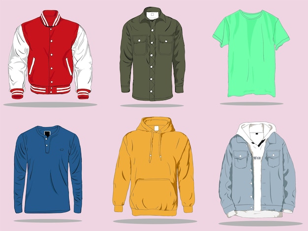 Shirts amp Hoodies Vector