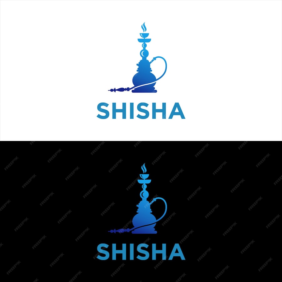 Premium Vector | Shisha logo design inspiration