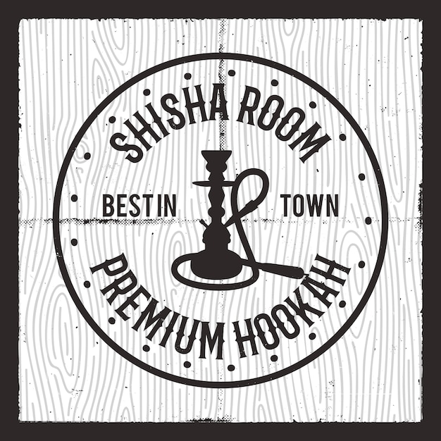 Shisha logo silhouette.