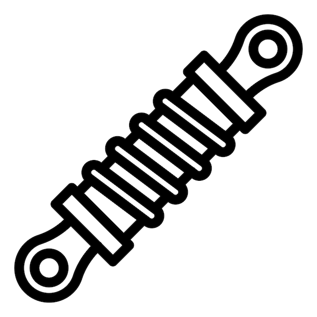 Shock Absorber Icon Style