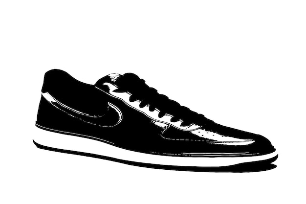 shoe black and white texture vector illustration image overlay monochrome grunge background texture