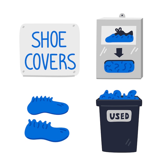 Shoe covers.