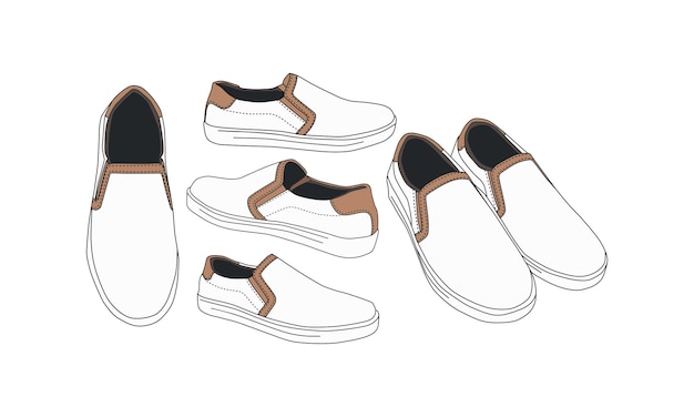 Shoe illustration vector