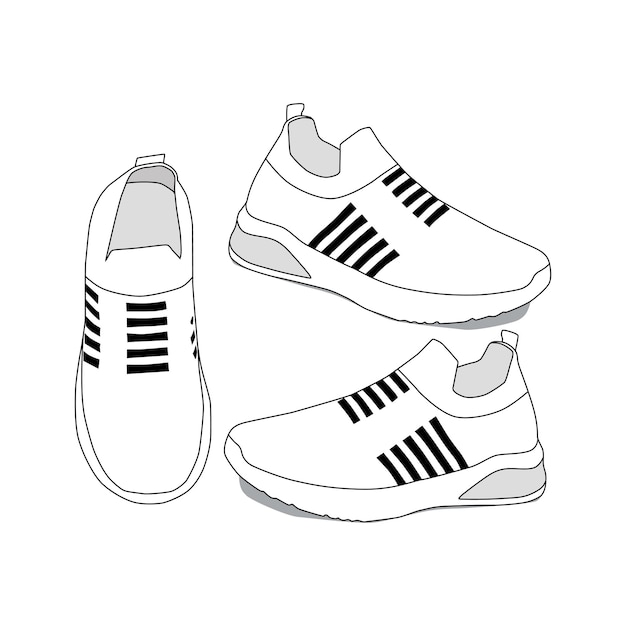 Vector shoe illustration vector