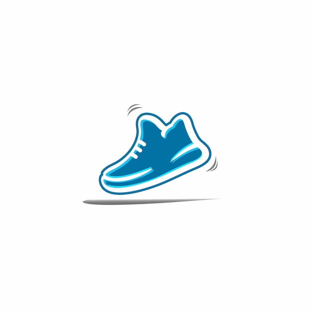Illustrazione di scarpe con line art perfetto per il business web online shop social media