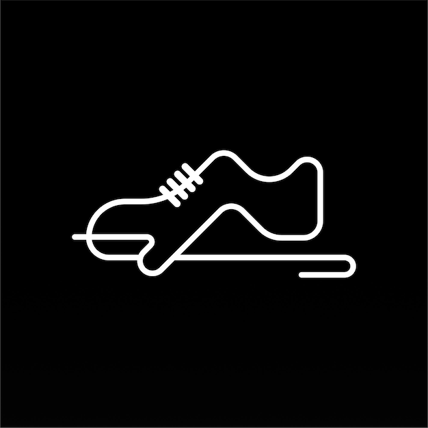 Vector shoe logo design concept shoes logo template man fashion logo design template