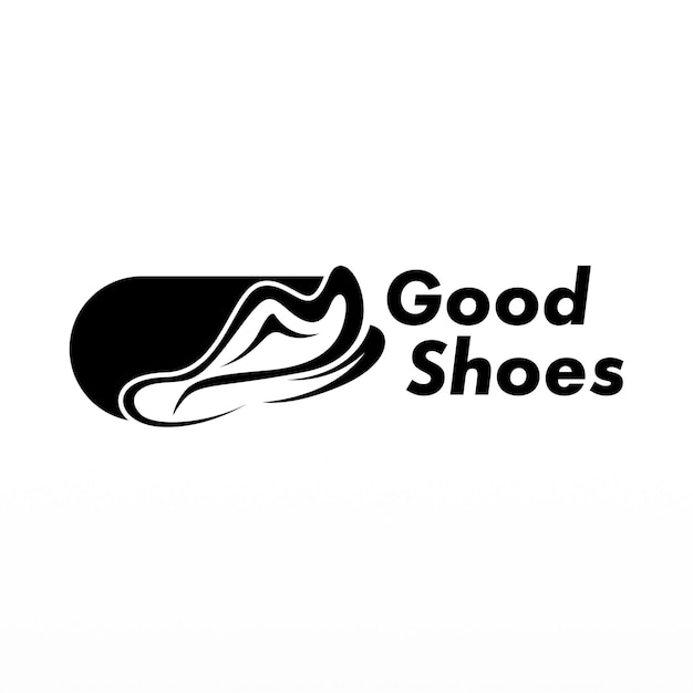 Shoe logo design concept Shoes logo template Man fashion logo design template