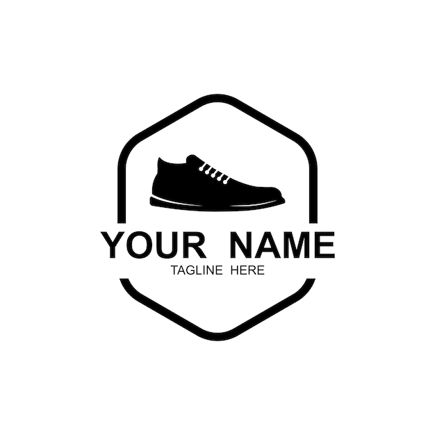 shoe logo vector icon illustrtation design Logo for shoe shop running fashion and business