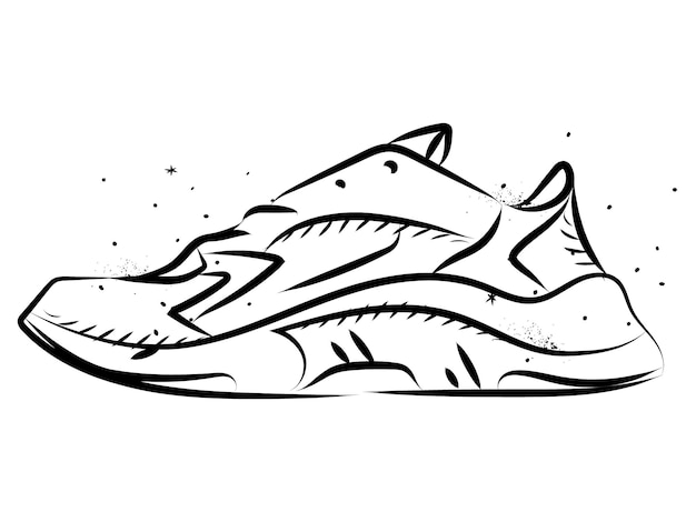 shoe's vector design