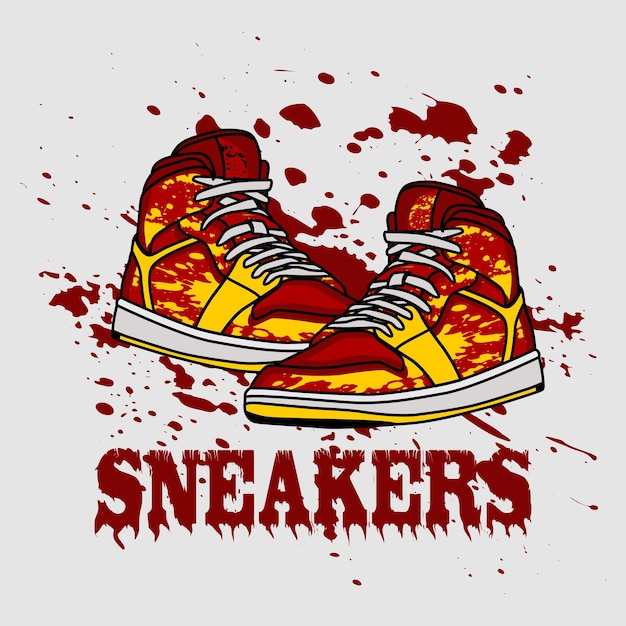 Shoe Sneaker Footwear Vector And Illustration