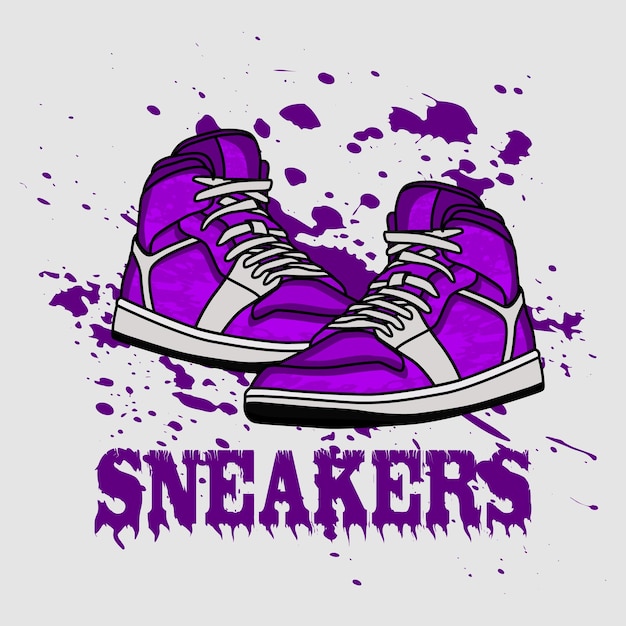 Shoe Sneaker Footwear Vector And Illustration