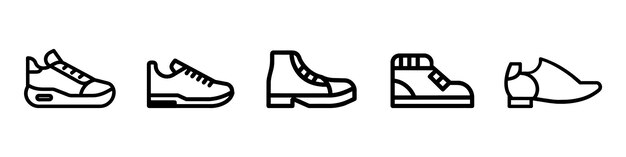 Значок вектора обуви