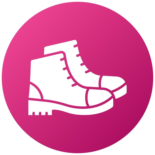 Vector shoes icon style