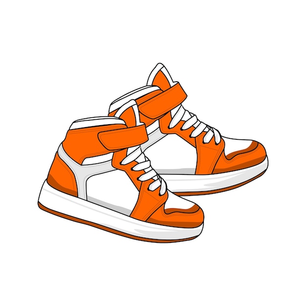 Shoes Kid Sneakers Vector Image and Illustration