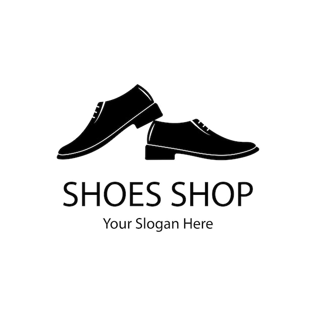 Shoes logo design vector illustration