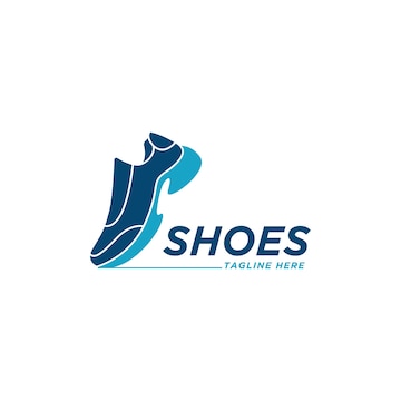 Premium Vector | Shoes logo icon vector illustration