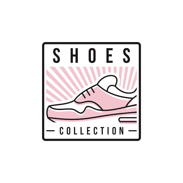 Shoes logo vector icon template