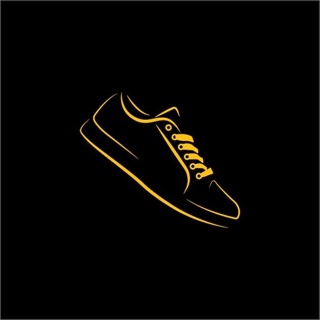 Premium Vector | Shoes logo vector running logo vector template