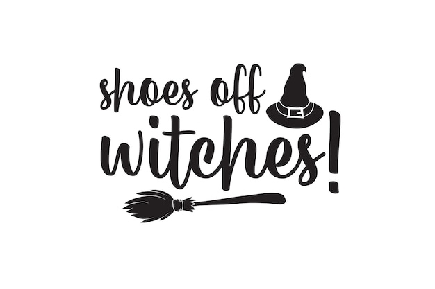 File vettoriale di shoes off witches