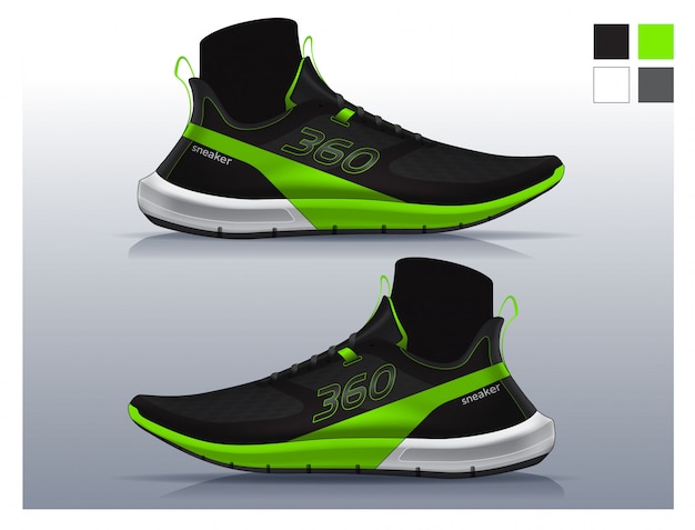 Shoes for running, Sneakers design