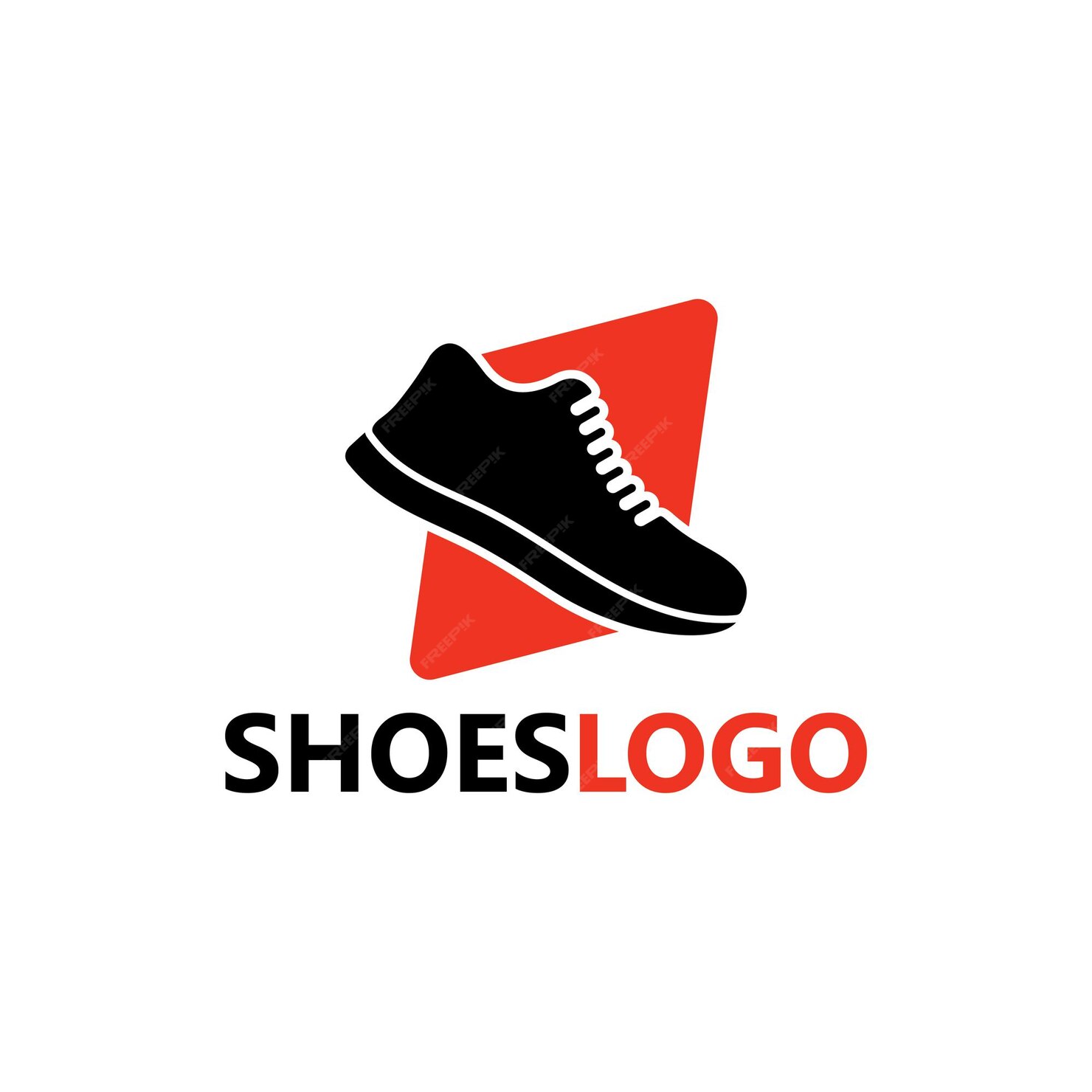 Premium Vector | Shoes shop logo template design