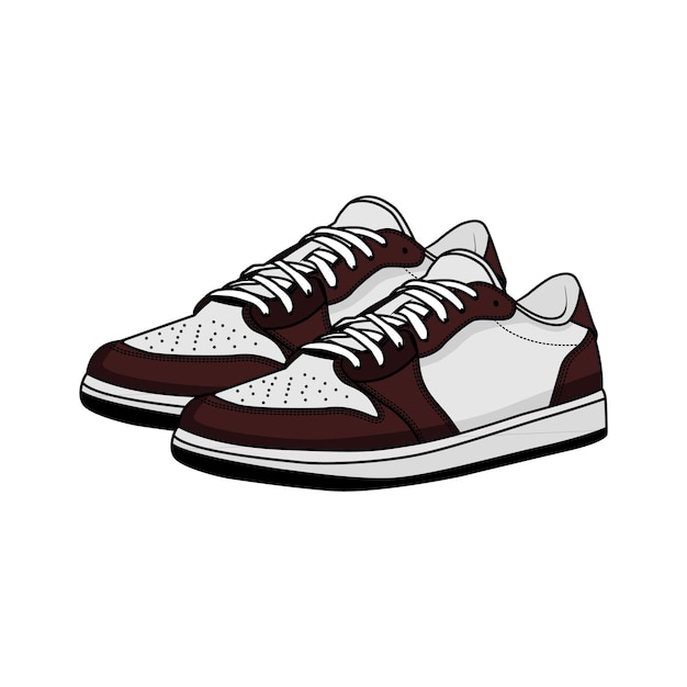 Shoes Sneaker Footwear Vector And Illustration