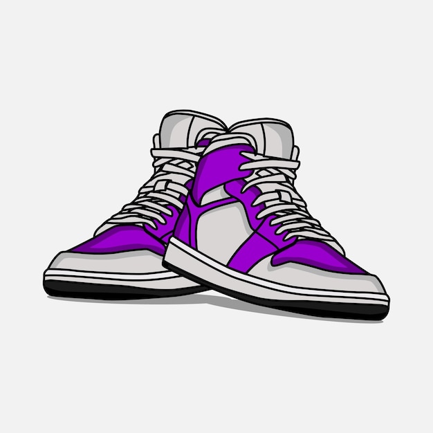 Shoes Sneaker Footwear Vector And Illustration