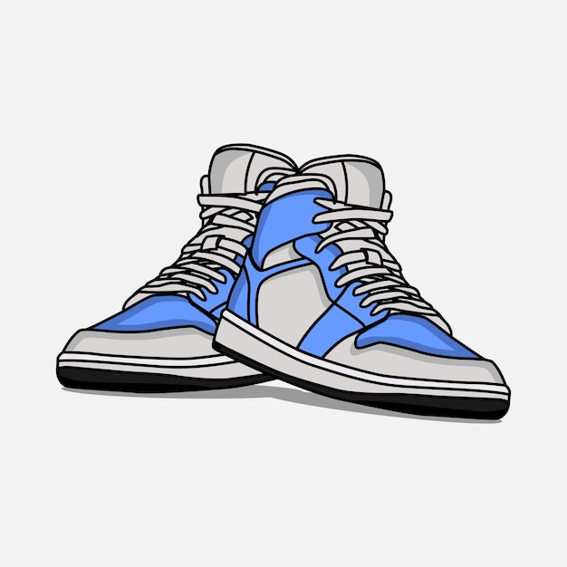 Shoes Sneaker Footwear Vector And Illustration