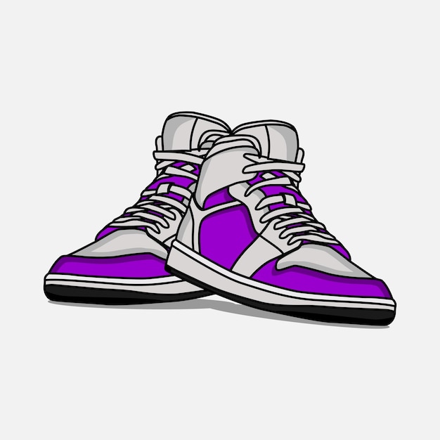 Shoes Sneaker Footwear Vector And Illustration