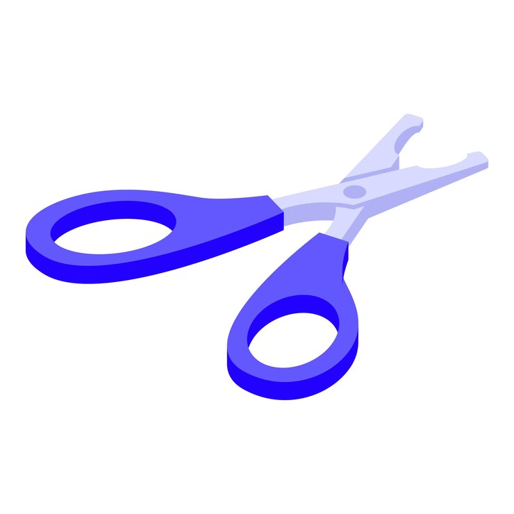 Vector shop claw cutter icon isometric vector decoration metal