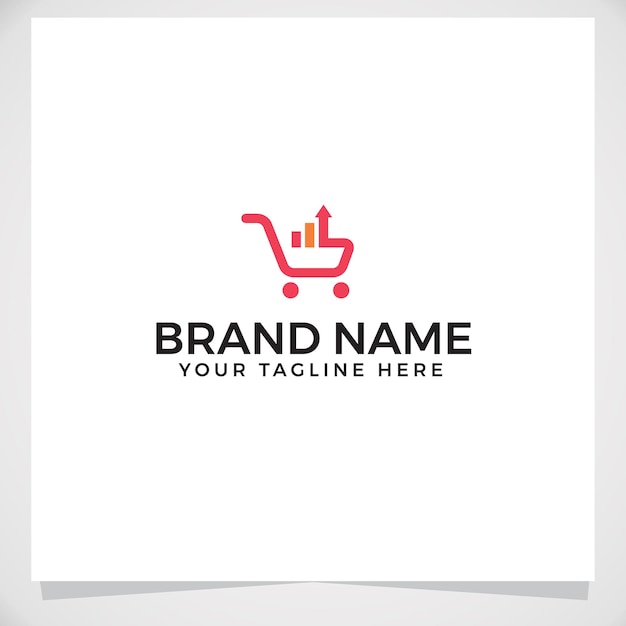 Shop data logo design template