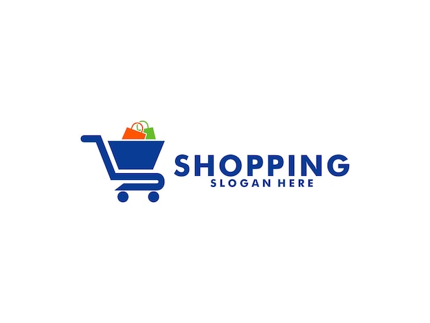 Shop Logo designs Template Illustration vector graphic of shopping cart Perfect for Ecommerce logo