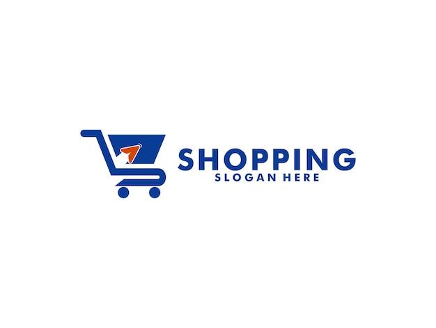 Shop Logo designs Template Illustration vector graphic of shopping cart Perfect for Ecommerce logo