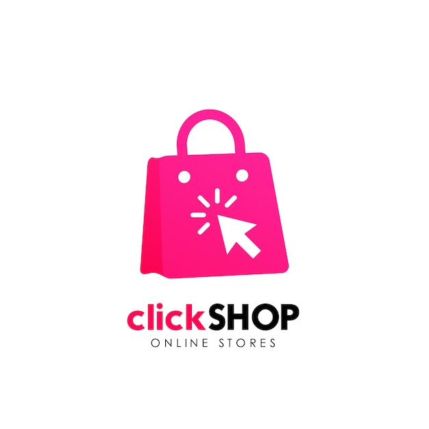 Premium Vector | Shop logo icon design. online shop logo design ...