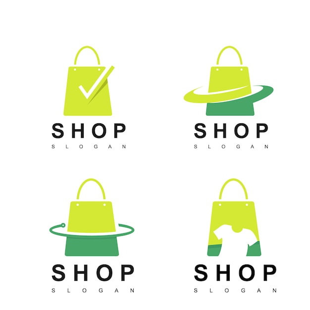 Shop logo set