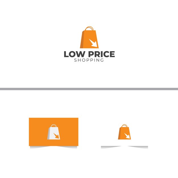 Shop Low Price Logo Design Template