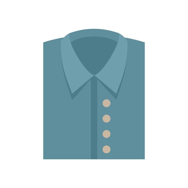 Vector shop male shirt icon flat illustration of shop male shirt vector icon isolated on white background