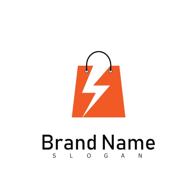 Shop online shopping logo design