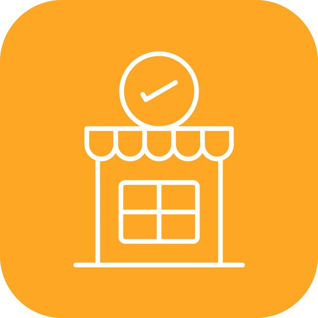 Shop with confidence icon vector image can be used for web store