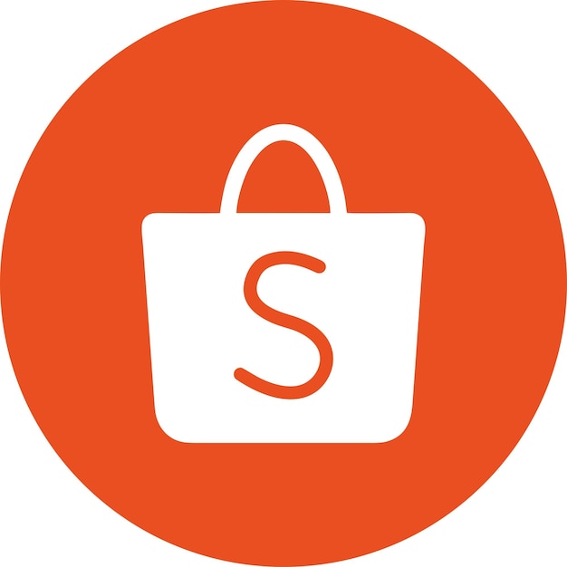 Vector shopee simple icon