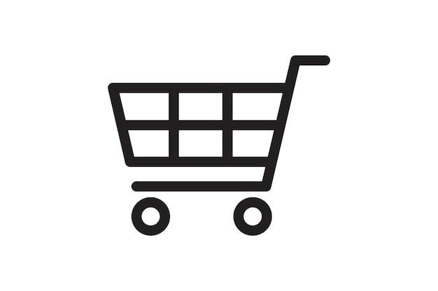 Shopping backet icon Buy sign for sale web site shop retail Market and commerce store symbol