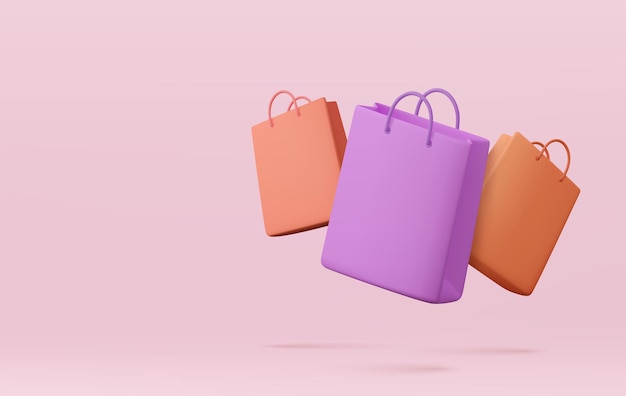 Shopping bag borsa vendita sconto promozione shopping concept