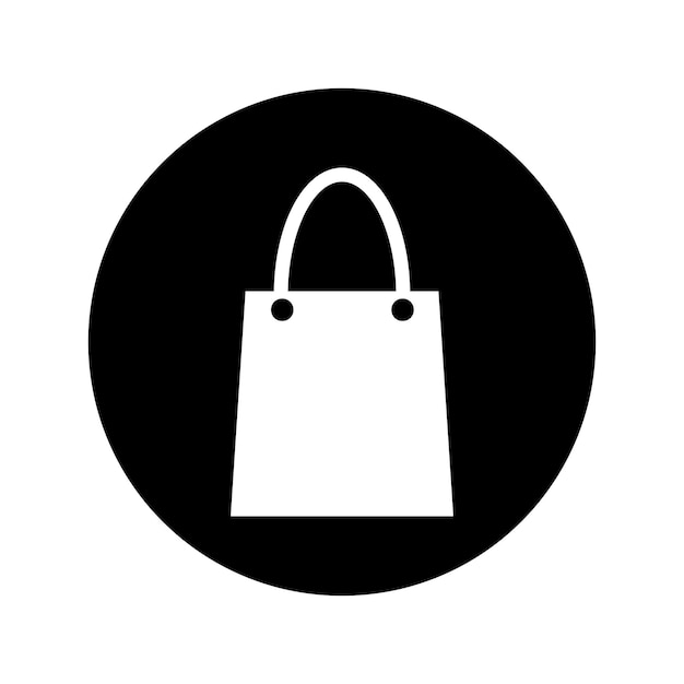 Shopping Bag Icon Vector Design Template