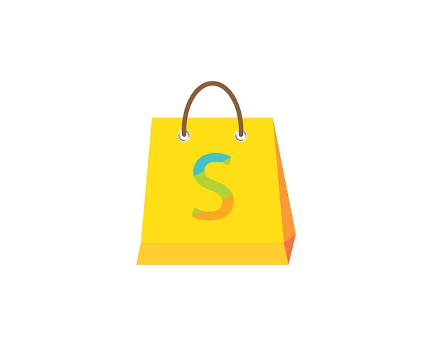 Shopping bag icon vector illustration design