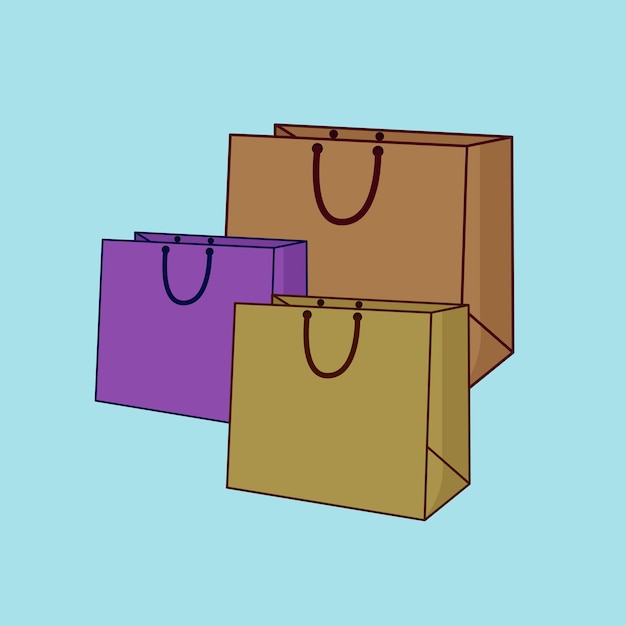 Shopping bag illustration