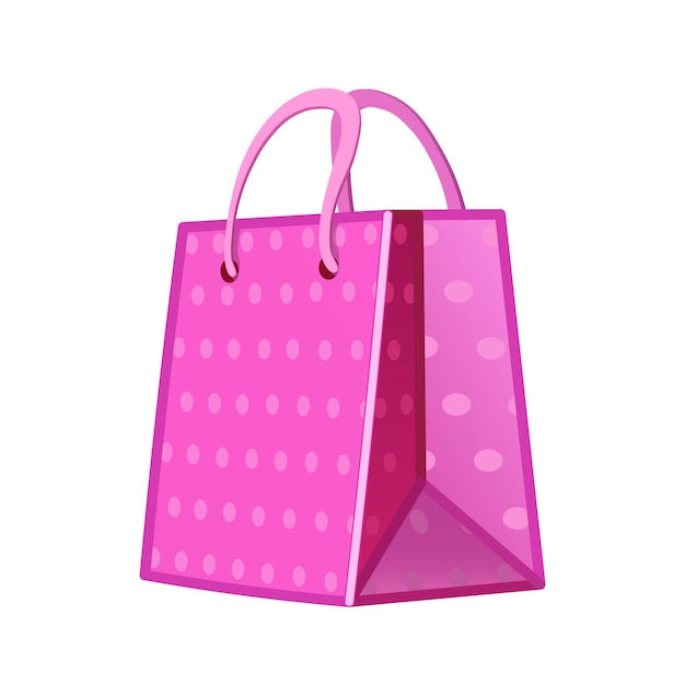 Vector shopping bag large size icon of emoji bag