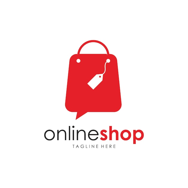 Premium Vector | Shopping bag logo vector illustration